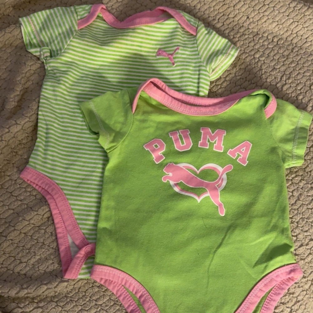 3-6 months, Puma onesies